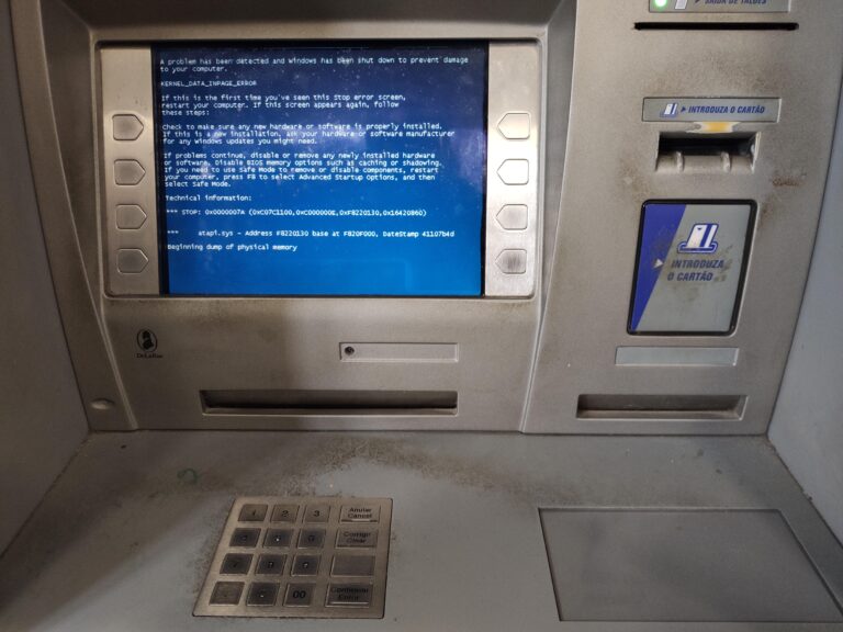 Qué significan los códigos de error en cajeros automáticos Link