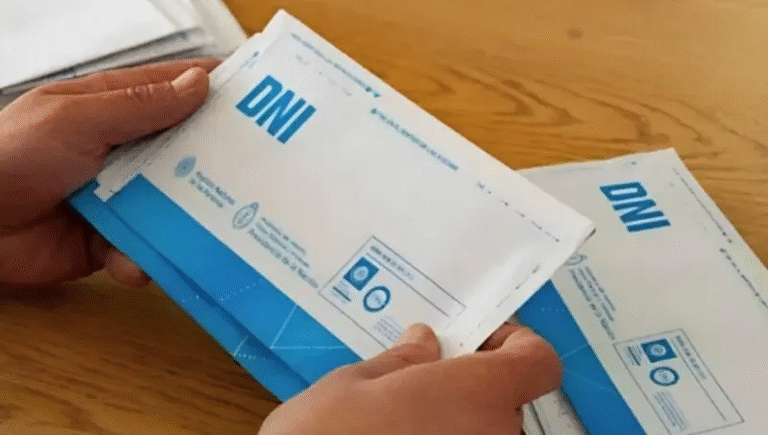 manos sosteniendo documento dni argentino