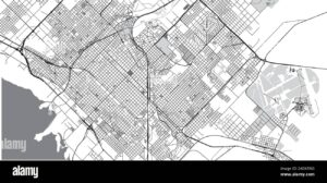 mapa detallado de bahia blanca ciudad