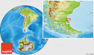 mapa detallado de rio gallegos satelite