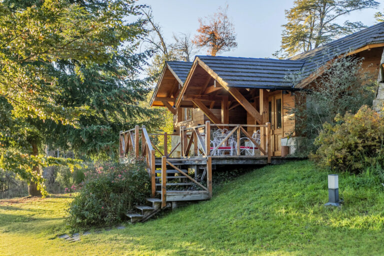 paisajes naturales y cabanas en villa la angostura