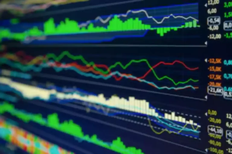 pantalla computadora con graficos financieros argentina