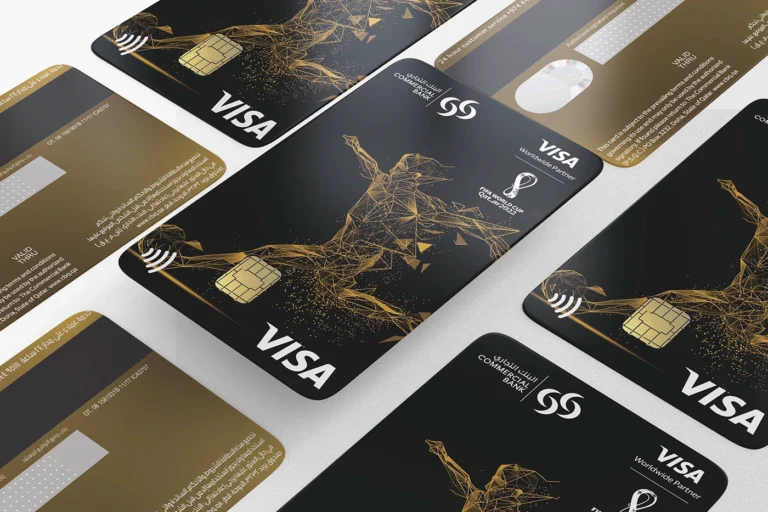 tarjeta de credito visa signature elegante