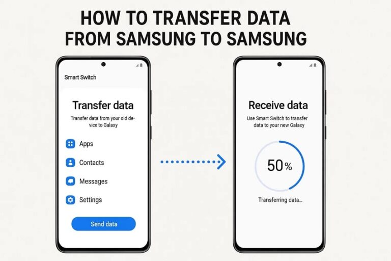 Cómo usar la app Samsung para pasar datos entre dispositivos 6 Cómo usar la app Samsung para pasar datos entre dispositivos
