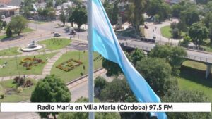 vista aerea de villa maria ciudad argentina